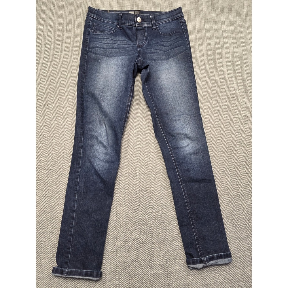 Mossimo‎ Supply Co Womens Dark Wash Stretch Jeggings Skinny Jeans Size 12 Blue